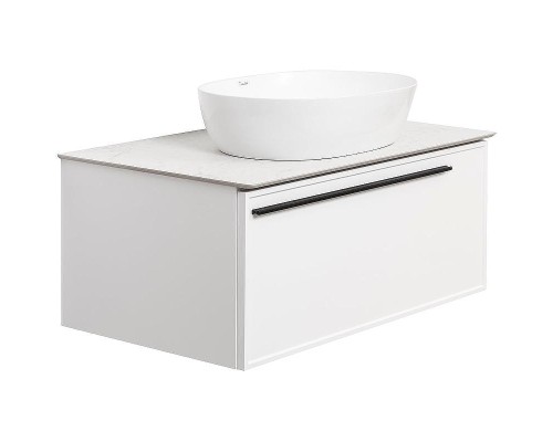 Тумба под раковину La Fenice Elba 80 FNC-01-ELB-B-80 подвесная Белая матовая