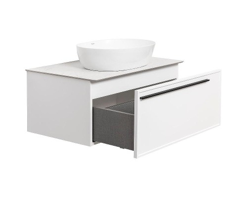 Тумба под раковину La Fenice Elba 80 FNC-01-ELB-B-80 подвесная Белая матовая
