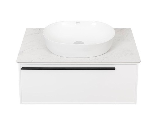 Тумба под раковину La Fenice Elba 80 FNC-01-ELB-B-80 подвесная Белая матовая