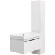 Тумба под раковину La Fenice Elba 80 FNC-01-ELB-B-80 подвесная Белая матовая