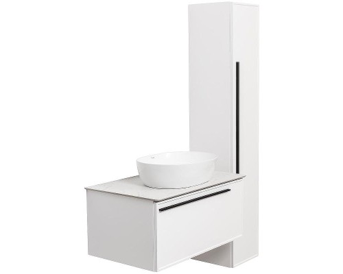 Тумба под раковину La Fenice Elba 80 FNC-01-ELB-B-80 подвесная Белая матовая