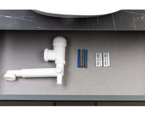 Тумба под раковину La Fenice Elba 100 FNC-01-ELB-G-100 подвесная Серая матовая