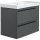 Тумба под раковину La Fenice Elba 80 FNC-01-ELB-G-80-2 подвесная Серая матовая