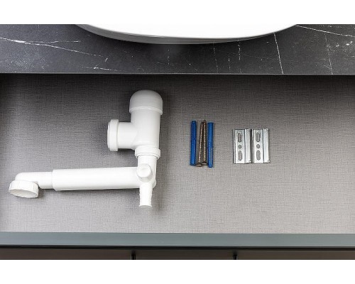 Тумба под раковину La Fenice Elba 80 FNC-01-ELB-G-80-2 подвесная Серая матовая