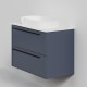 Тумба под раковину La Fenice Elba Twin 90 FNC-01-ELB-BG-90-2 подвесная Синяя матовая