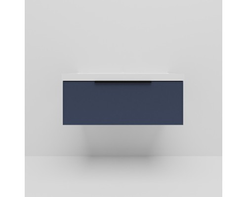 Тумба под раковину La Fenice Simpla 100 FNC-01-SIM-BG-100 подвесная Синяя матовая