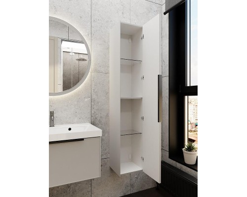 Шкаф пенал La Fenice Simpla 30 FNC-05-SIM-C-30 подвесной Бежевый матовый