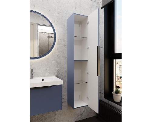 Шкаф пенал La Fenice Simpla 30 FNC-05-SIM-BG-30 подвесной Синий матовый