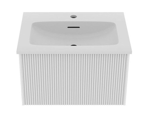 Тумба под раковину La Fenice Terra 60 FNC-01-TER-B-60 подвесная Белая матовая