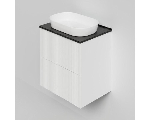 Тумба под раковину La Fenice Terra Twin 60 FNC-01-TER-B-60-2 подвесная Белая матовая