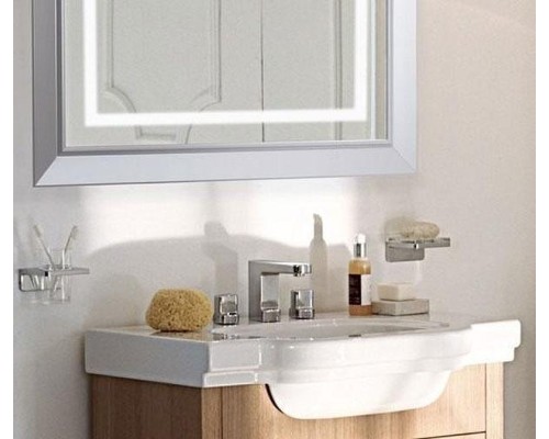 Зеркало Laufen LB 3 75 с подсветкой Хром матовый