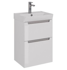 Тумба под раковину Lemark Buno 50 LM04B50T подвесная Белый глянец