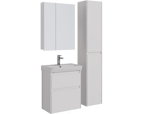 Тумба под раковину Lemark Combi 60 LM03C60T подвесная Белый глянец