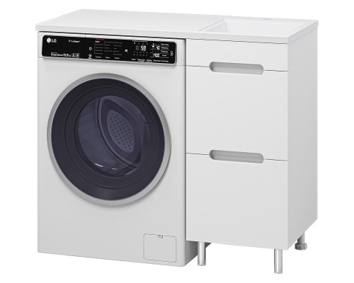 Тумба под раковину Misty Байкал 100 Э-Бай06040-022Я Белая