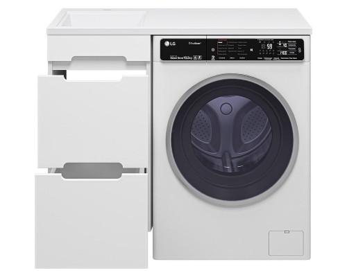 Тумба с раковиной Misty Байкал 100 L УТ000014749 Белая