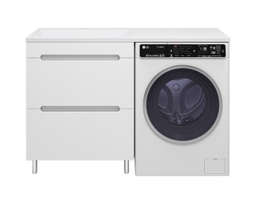 Тумба под раковину Misty Байкал 130 Э-Бай06070-022Я Белая