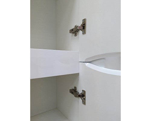 Шкаф пенал Misty Элвис 35 R П-Элв-01035-011П Белый глянцевый