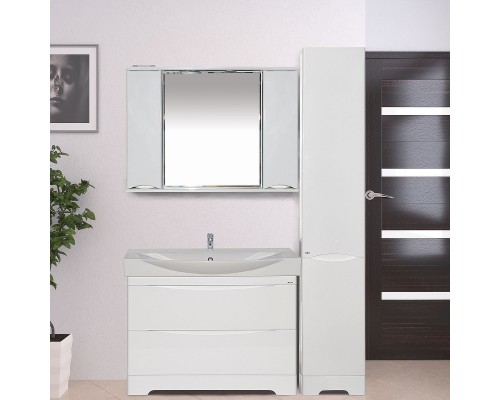 Шкаф пенал Misty Элвис 35 R П-Элв-01035-011П Белый глянцевый