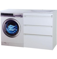 Тумба с раковиной Misty Фостер 130 R УТ000008405 Белая