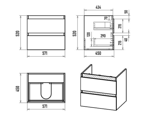 Misty Грей 60 УТ000022655 подвесная