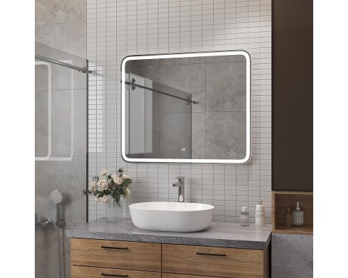 Зеркало Misty Капелла 100 КАП-02-100_70-14 с подсветкой с сенсорным выключателем