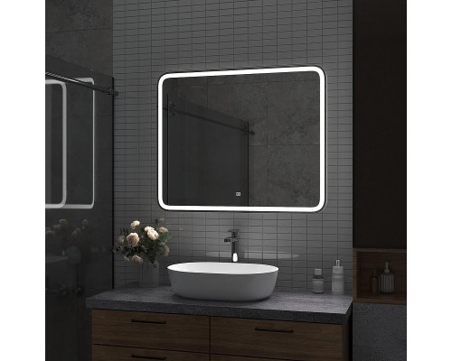 Зеркало Misty Капелла 100 КАП-02-100_70-14 с подсветкой с сенсорным выключателем