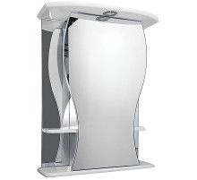 Зеркальный шкаф Misty Карина 60 R Э-Крн02060-01СвП с подсветкой Белый