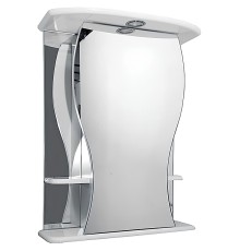 Зеркальный шкаф Misty Карина 60 R Э-Крн02060-01СвП с подсветкой Белый