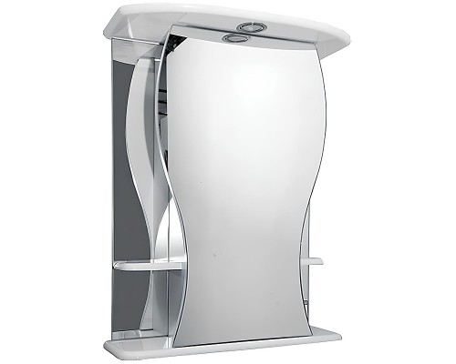 Зеркальный шкаф Misty Карина 60 R Э-Крн02060-01СвП с подсветкой Белый