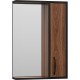 Зеркало со шкафом Misty Кедр 50 R П-Кед04050-011П Орех Черное