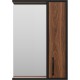 Зеркало со шкафом Misty Кедр 50 R П-Кед04050-011П Орех Черное