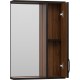 Зеркало со шкафом Misty Кедр 50 R П-Кед04050-011П Орех Черное