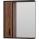 Зеркало со шкафом Misty Кедр 60 L П-Кед04060-011Л Орех Черное
