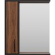 Зеркало со шкафом Misty Кедр 60 L П-Кед04060-011Л Орех Черное