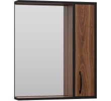 Зеркало со шкафом Misty Кедр 60 R П-Кед04060-011П Орех Черное