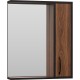 Зеркало со шкафом Misty Кедр 60 R П-Кед04060-011П Орех Черное