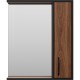 Зеркало со шкафом Misty Кедр 60 R П-Кед04060-011П Орех Черное