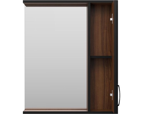 Зеркало со шкафом Misty Кедр 60 R П-Кед04060-011П Орех Черное