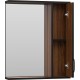 Зеркало со шкафом Misty Кедр 60 R П-Кед04060-011П Орех Черное