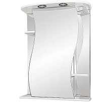 Зеркальный шкаф Misty Лиана 60 L Э-Лиа02060-01СвЛ с подсветкой Белый