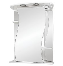 Зеркальный шкаф Misty Лиана 60 L Э-Лиа02060-01СвЛ с подсветкой Белый