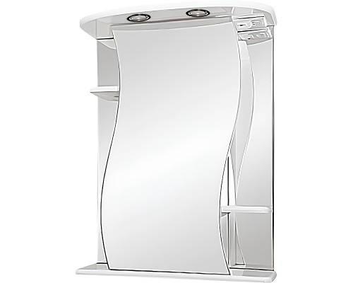 Зеркальный шкаф Misty Лиана 60 L Э-Лиа02060-01СвЛ с подсветкой Белый