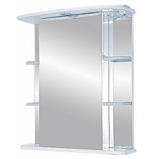 Зеркальный шкаф Misty Магнолия 55 L Э-Маг04055-01СвЛ с подсветкой Белый