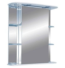 Зеркальный шкаф Misty Магнолия 65 L Э-Маг04065-01СвЛ с подсветкой Белый