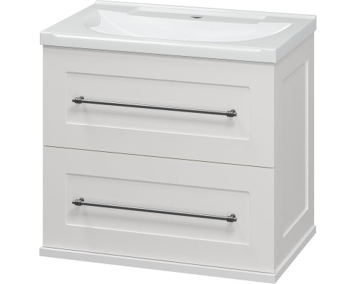 Тумба с раковиной Misty Марта 60 УТ000013427 подвесная Белая