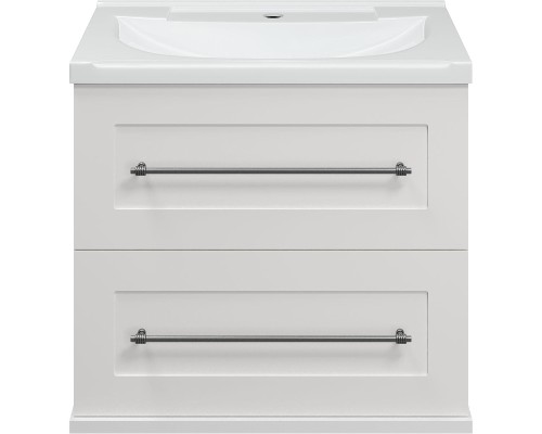Тумба с раковиной Misty Марта 60 УТ000013427 подвесная Белая