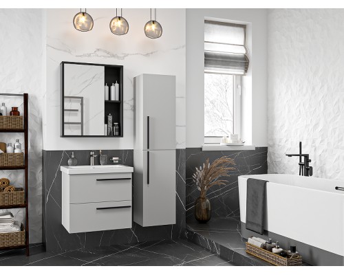 Зеркальный шкаф Misty Ненси 60 П-Нен-04060-50 Антрацит