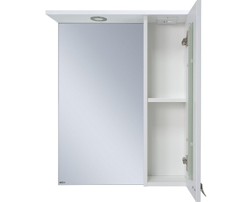 Зеркало со шкафом Misty Урал 60 R Э-Ура-04060-021П с подсветкой Белое