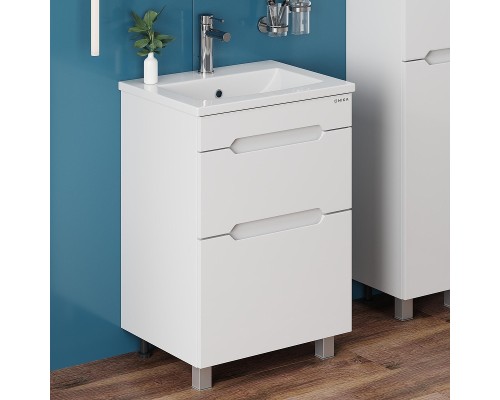 Тумба под раковину Onika Айленд 50 105039 цвет Белый