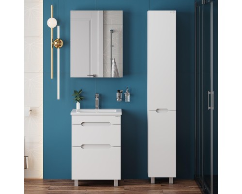 Тумба под раковину Onika Айленд 50 105039 цвет Белый